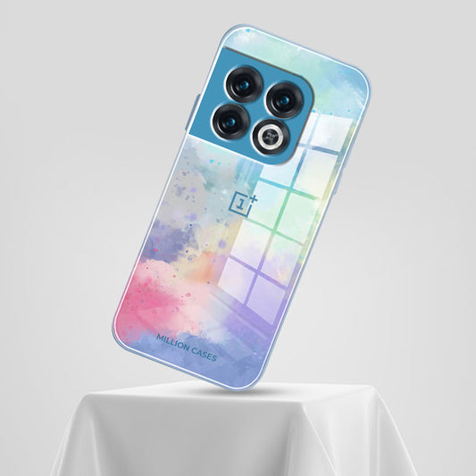 Watercolor Splatter Glass Back Case - OnePlus