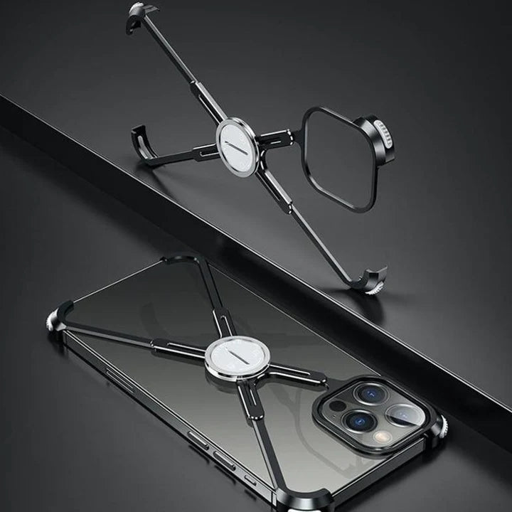 iPhone 12 Series Slim Aluminium Kickstand Bumper Frame