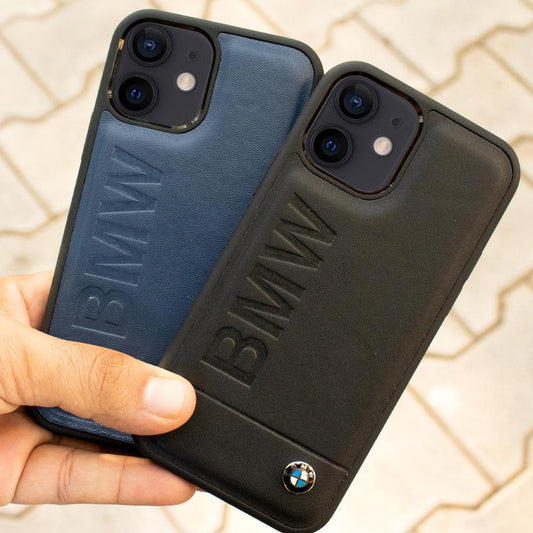BMW ® iPhone 11 Genuine Leather Texture Case
