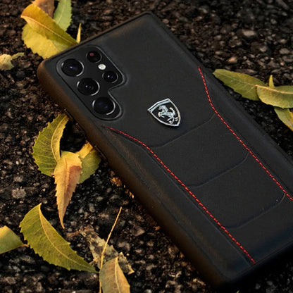 Ferrari ® Galaxy S22 Series Genuine Leather Crafted Limited Edition Case