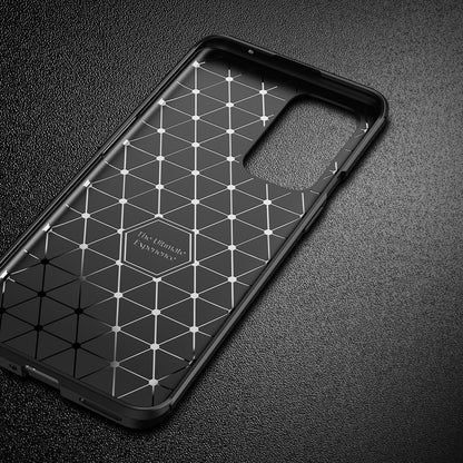 OnePlus Series Frosted Carbon Fiber Shockproof Soft Case
