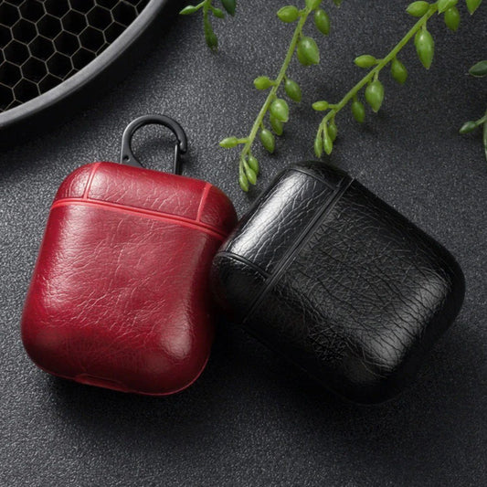 Genuine Leather Case For Apple Airpods