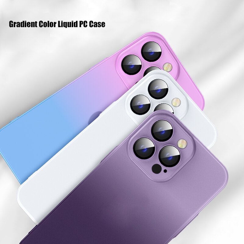iPhone 13 Frosted Matte Gradient Back Case