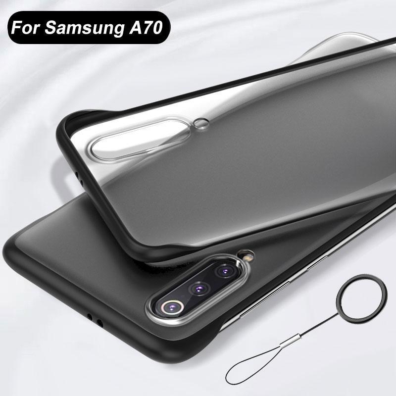 Galaxy A70 Luxury Frameless Transparent Case