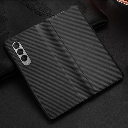 Galaxy Z Fold3 Luxury Leather Foldable Flip Case