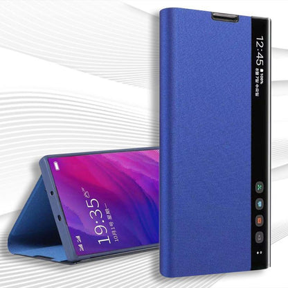 OnePlus 7 Side View PU Leather Flip Case