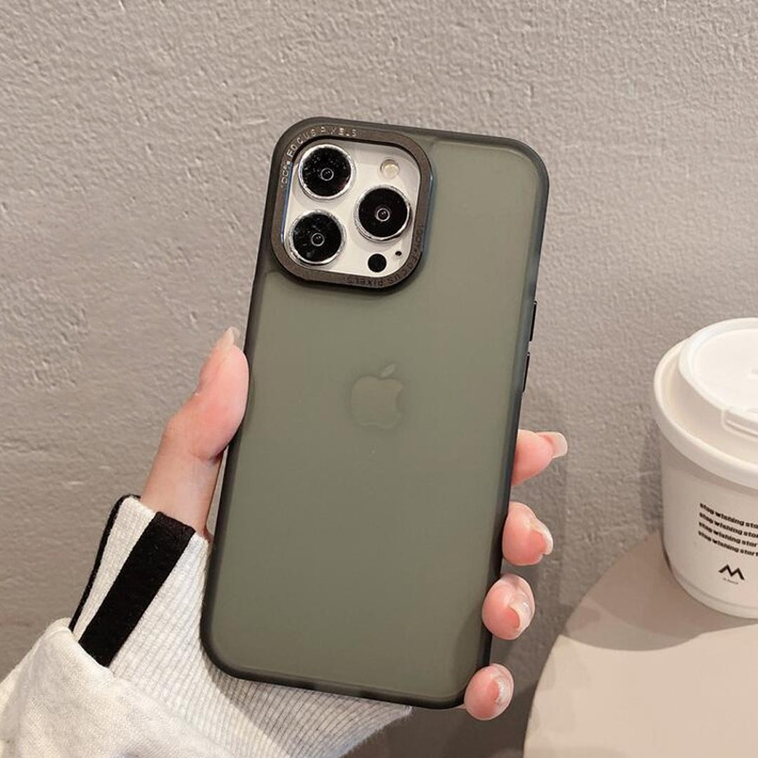 Frosted Shockproof Matte Case - iPhone