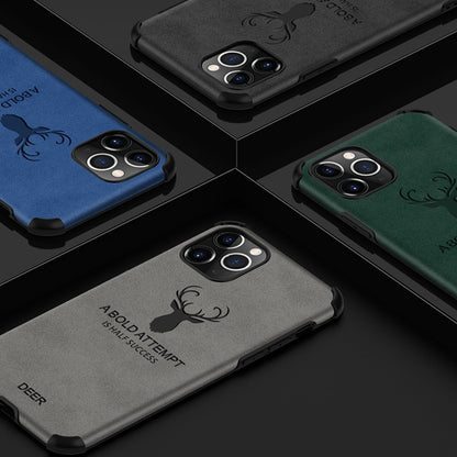 iPhone 11 Shockproof Deer Leather Texture Case