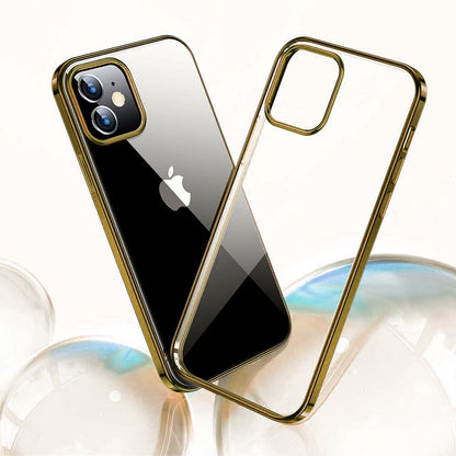 iPhone 12 - Electroplating Silicone Transparent Glitter Case