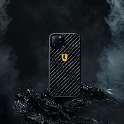 Ferrari ® iPhone 12 Mini 3D Carbon Fiber Protective Case