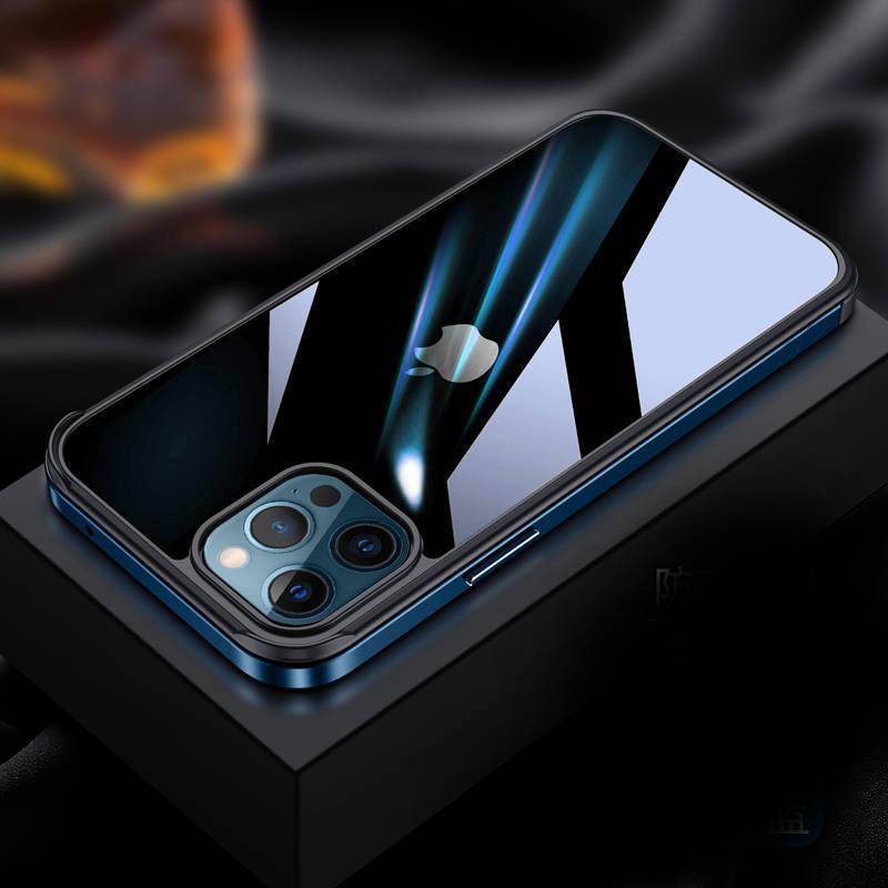 iPhone 12 Pro Max Luxury Square Metal Frame case