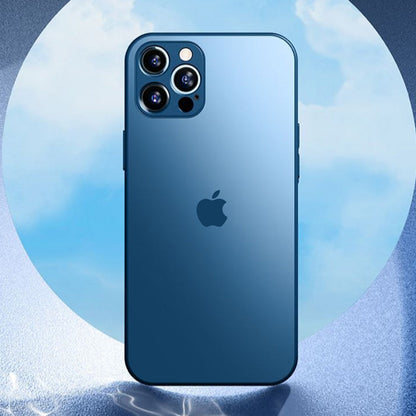 iPhone 12 Series Matte Glass Camera Lens Shell Case