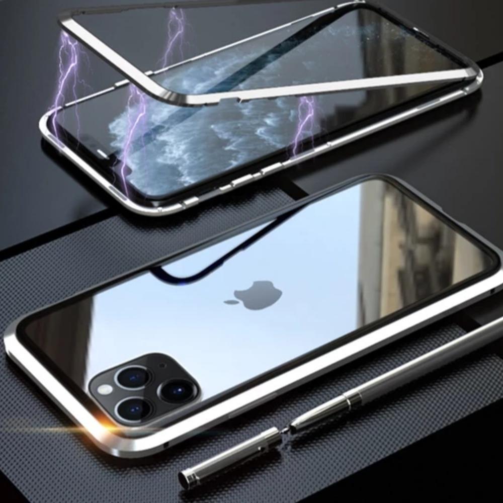 iPhone 11 Electronic Auto-Fit Magnetic Glass Case