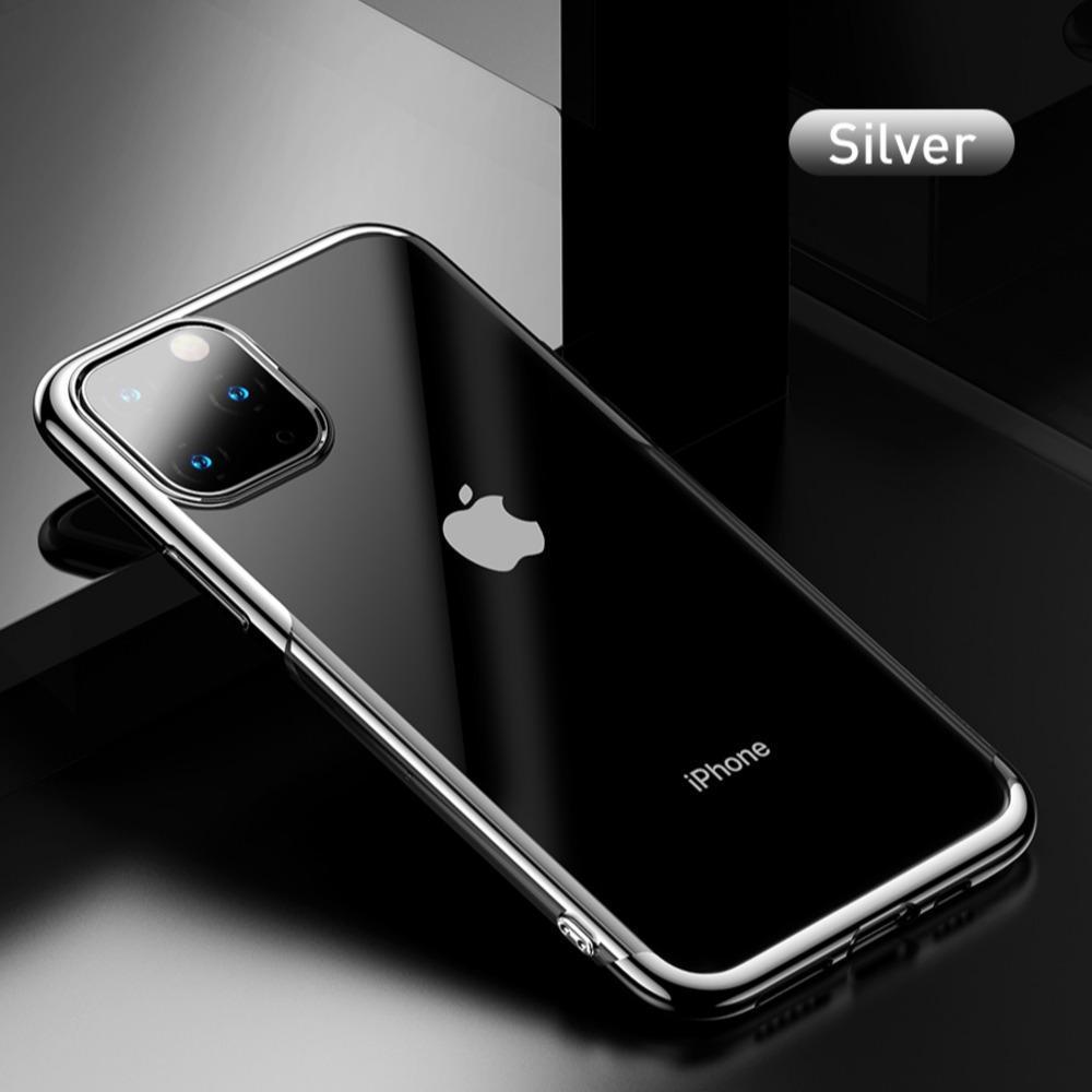 Baseus iPhone 11 Series Ultra-Thin Transparent Sparkling Edge Case