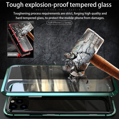 iPhone 11 Series Electronic Auto-Fit (Front+ Back) Glass Magnetic Case