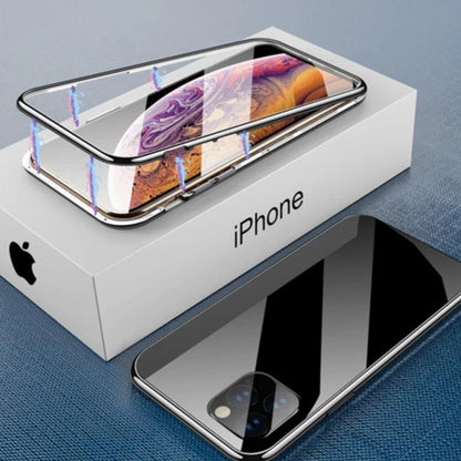 iPhone 11 Electronic Auto-Fit Magnetic Glass Case