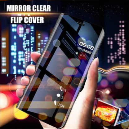 iPhone 11 Pro Max Mirror Clear View Flip Case [Non Sensor Working]