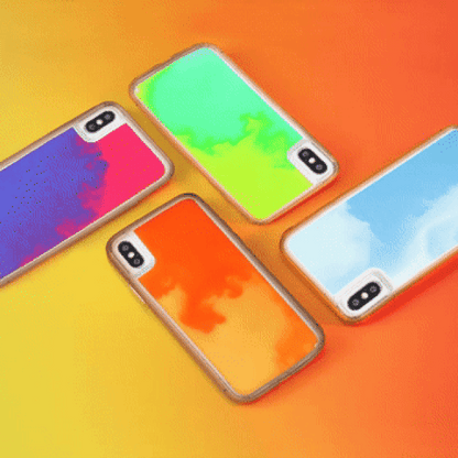 iPhone 11 Pro Max Glitter Luminous Neon Sand Case