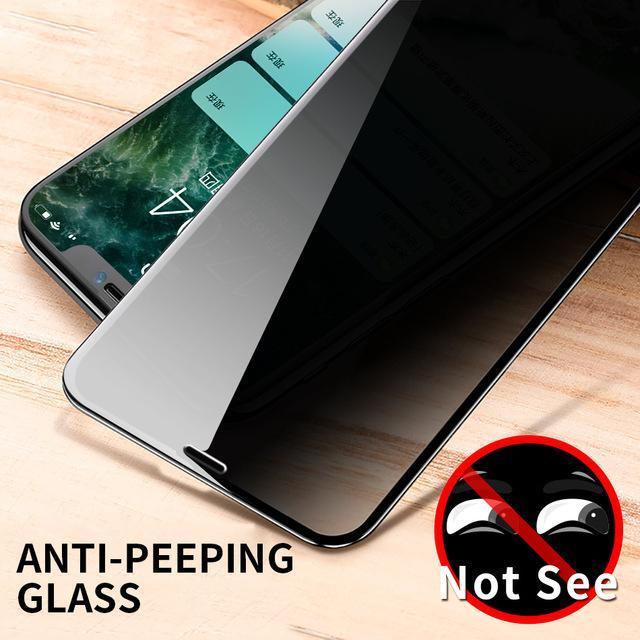iPhone X Anti-Spy Privacy Full Glass Screen Protector