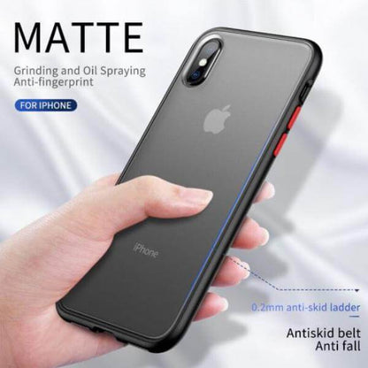 iPhone X Luxury Shockproof Matte Finish Case