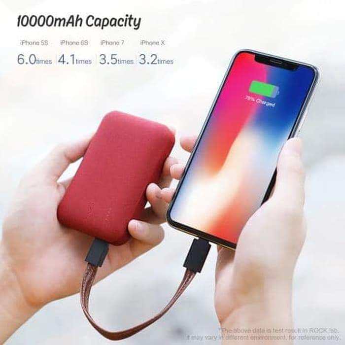 ROCK ® 10000mAh Mini Portable Power Bank