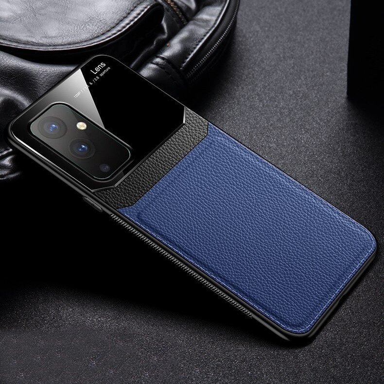 OnePlus 9 Sleek Slim Leather Glass Case