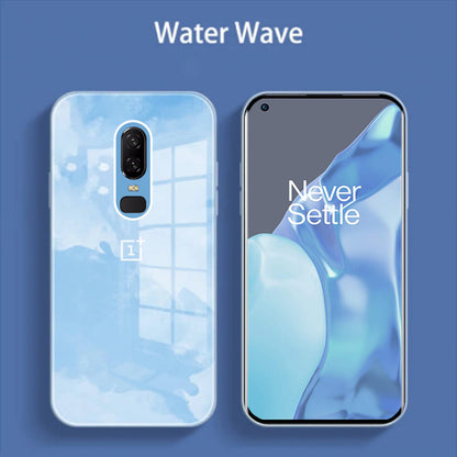 OnePlus 6T Colorful Wave Glass Phone Case