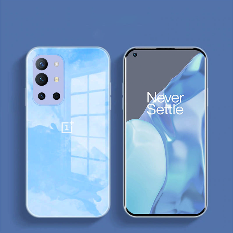 OnePlus 9R Colorful Wave Glass Phone Case