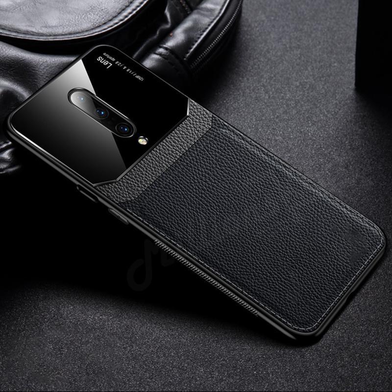 OnePlus 7 Series  Sleek Slim Leather Glass Case