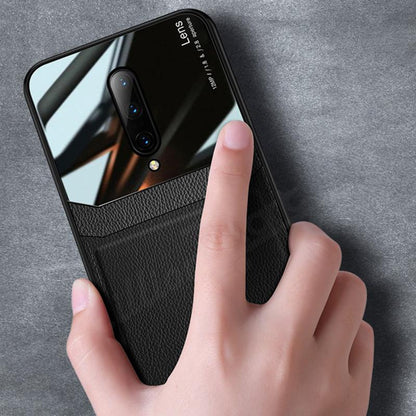 OnePlus 7T Pro Sleek Slim Leather Glass Case