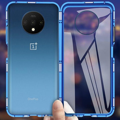 Oneplus 7T Electronic Auto-Fit Magnetic Transparent Glass Case