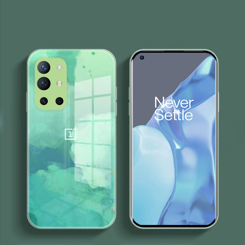OnePlus 9R Colorful Wave Glass Phone Case