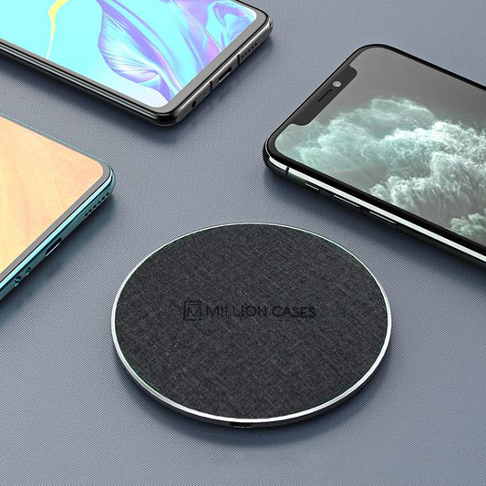 15W Wireless Charger In Cloth Texture