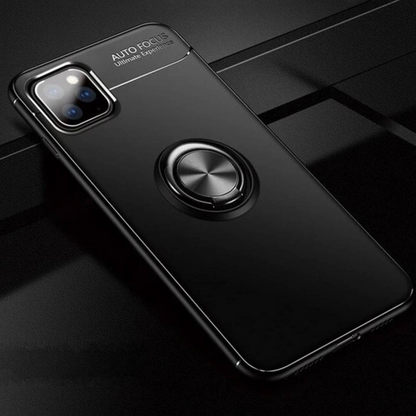 iPhone 11 Pro Max Metallic Ring Holder Matte Case