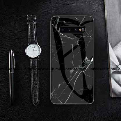 Galaxy S10 Classic Nature Elemental Textured Marble Case
