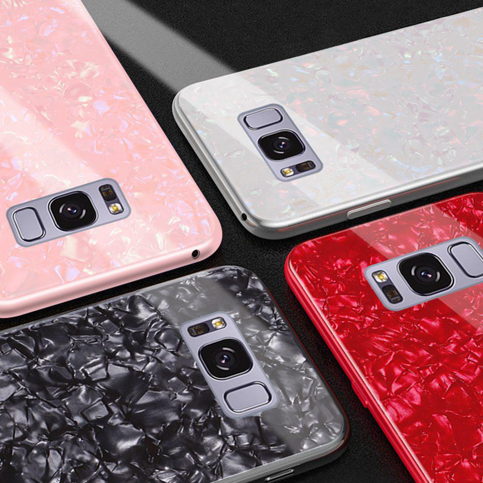 Galaxy S8 Dream Shell Series Textured Marble Case
